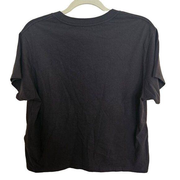 Levi's Crop Top Boxy Tee Varsity Multicolor Logo Women's Size S 100% Cotton - Picture 2 of 10